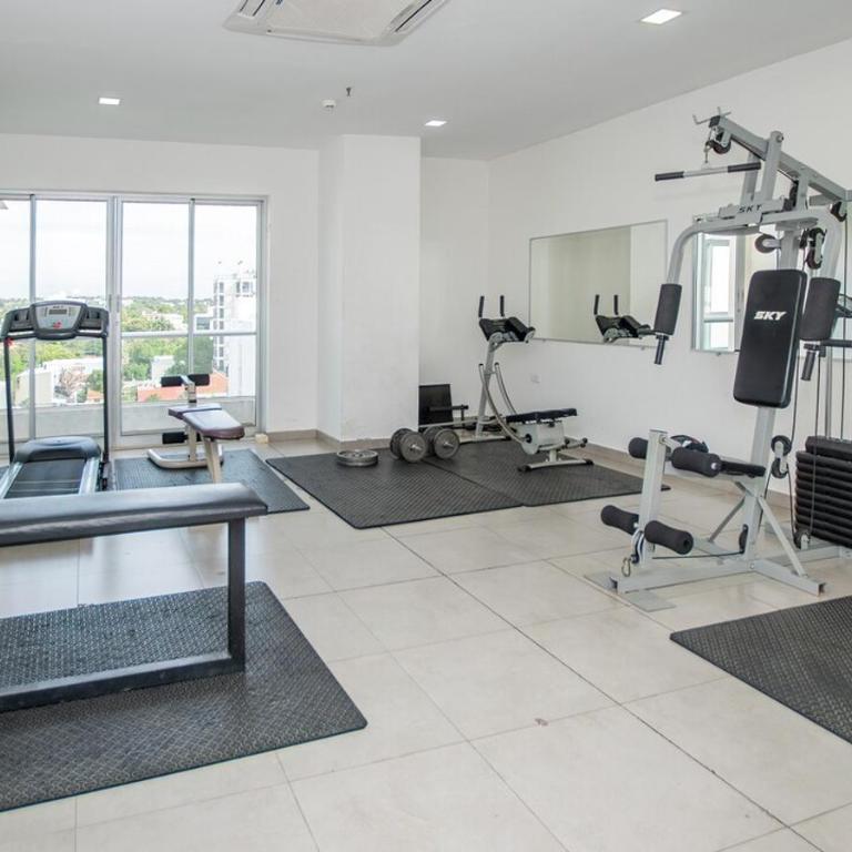 Modern 1BR Villa Morra with Balcony BBQ & Parking - Apartment - 53