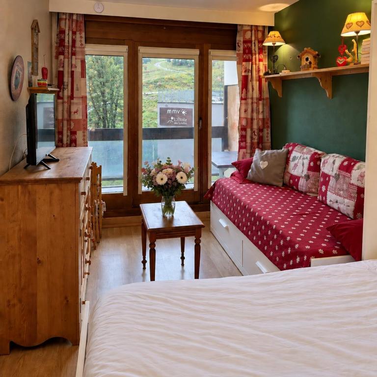 Le Cocon du Corbier Pied de piste 4 personnes - Appartement 2 Chambres - 18