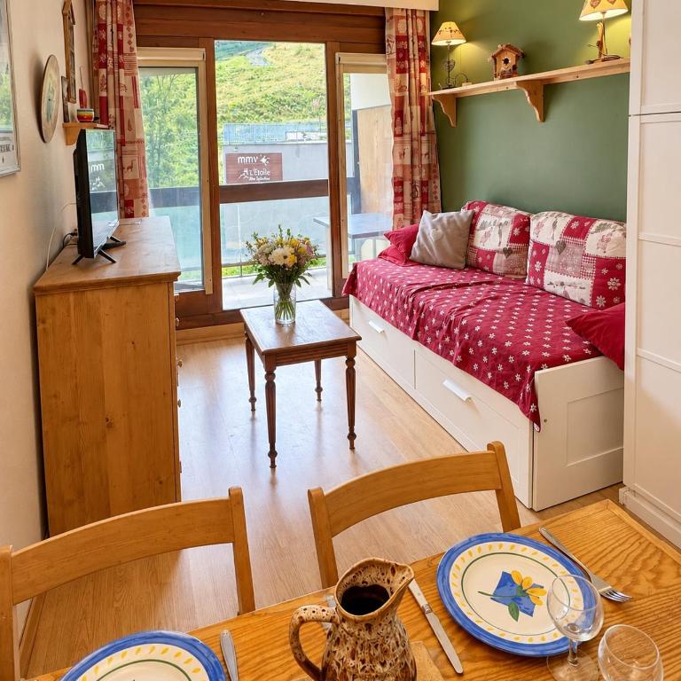 Le Cocon du Corbier Pied de piste 4 personnes - Appartement 2 Chambres - 19
