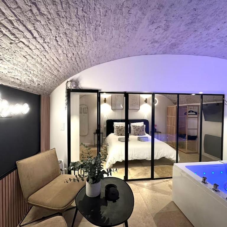 Brume, Sauna et Balnéo Centre Historique Rouen - Appartement 1 Chambre - 15