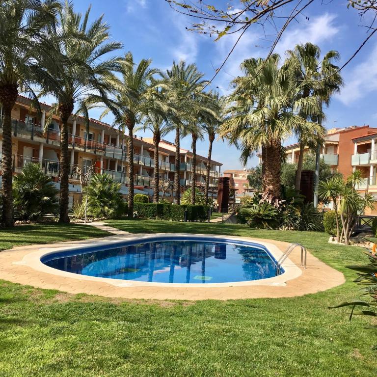 Apartamento con piscina, terraza y parking gratis "Ideal familias" Cambrils - Apartment with Garden View - 21