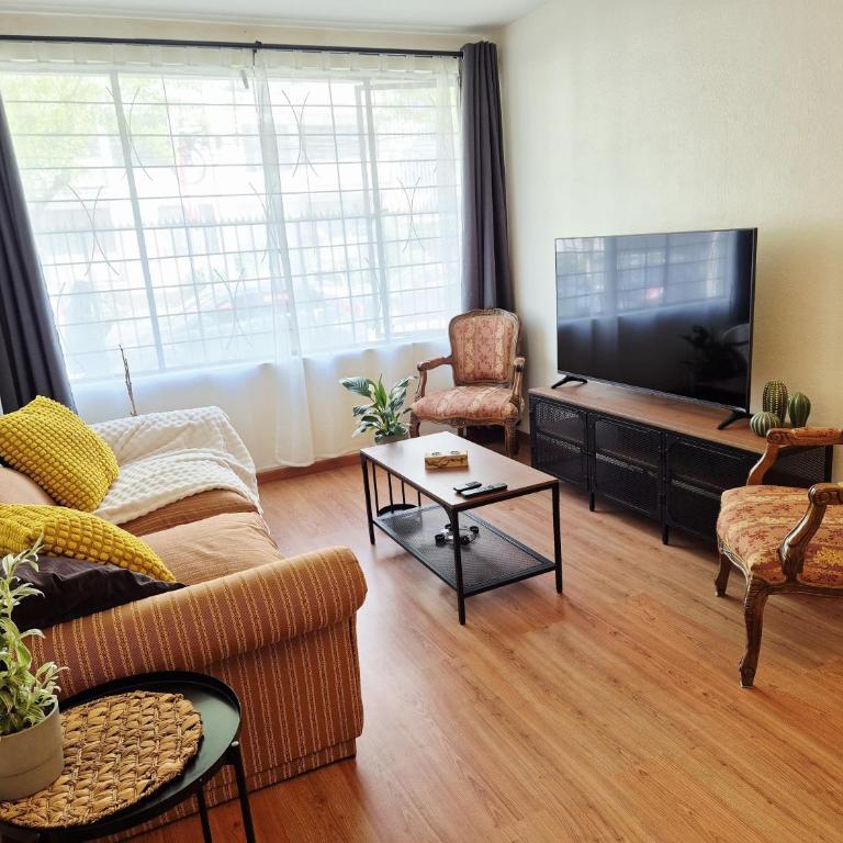 Acogedor departamento en el centro de Viña del Mar - Apartamento de 2 dormitorios con vistas al jardín - 3