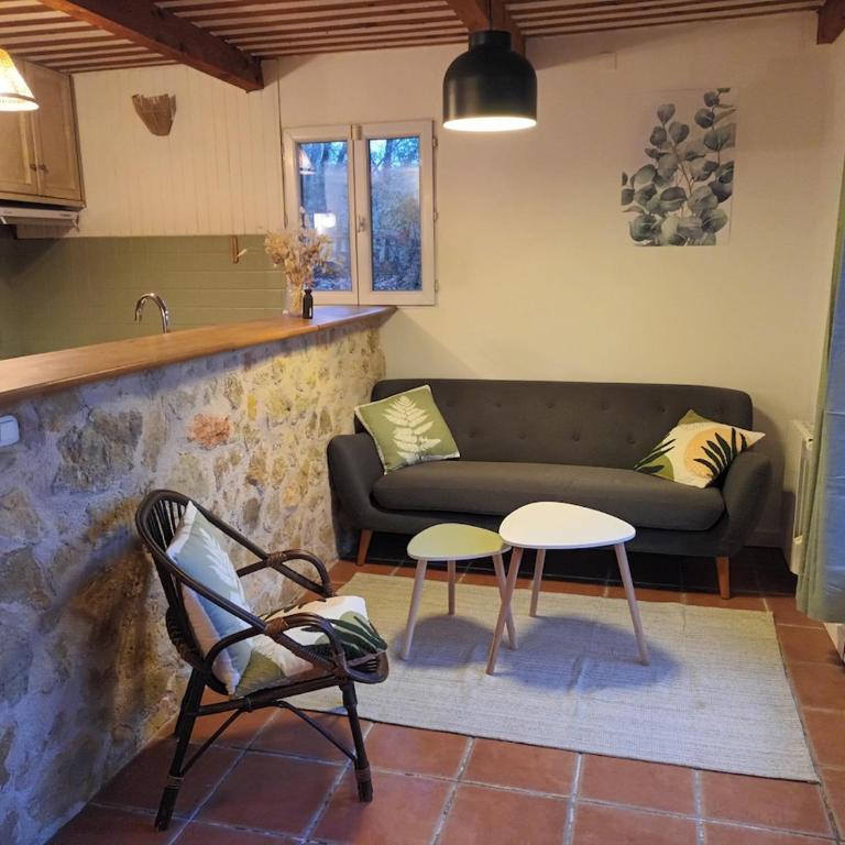 Bas de villa en pleine nature - Apartment mit 2 Schlafzimmern und Terrasse - 7