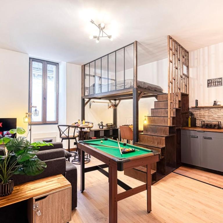 Lascension Ralliement à 30m Billard & Netflix - One-Bedroom Apartment - 1