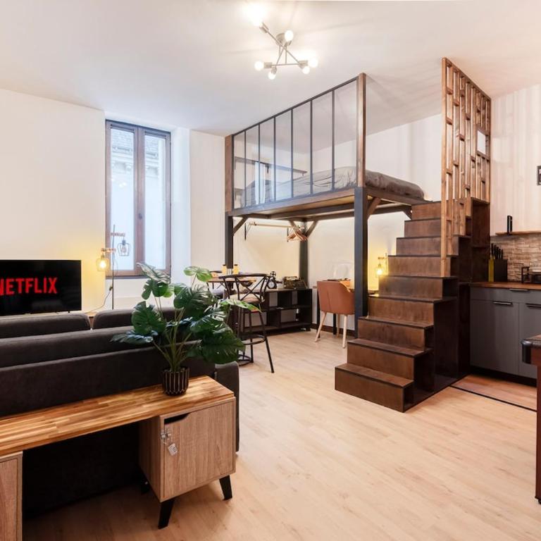 Lascension Ralliement à 30m Billard & Netflix - One-Bedroom Apartment - 6