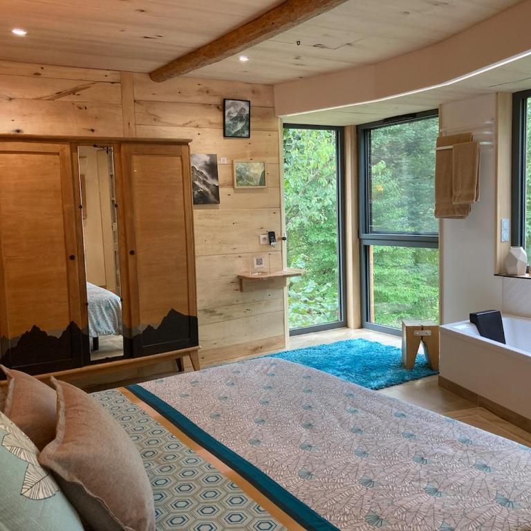 L'épidote 5 étoiles 4 personnes, cocon haute de gamme en pleine nature, jacuzzi - Maison 2 Chambres - 39