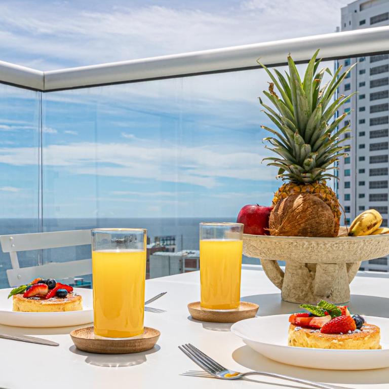 Dúplex en Bocagrande con piscina y vista al mar - Apartamento con vistas al mar - 7