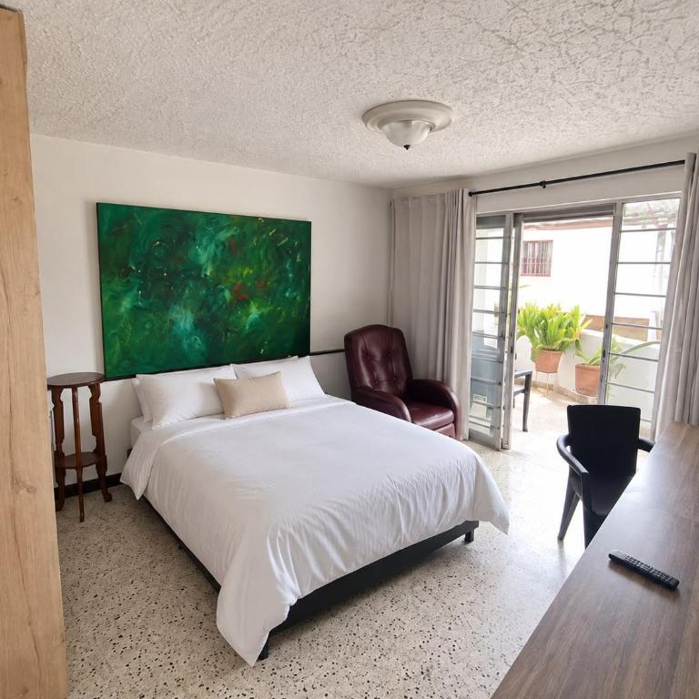 Acogedor Loft privado con Balcones, Belén Rosales APTO 201 - One-Bedroom Apartment - 3