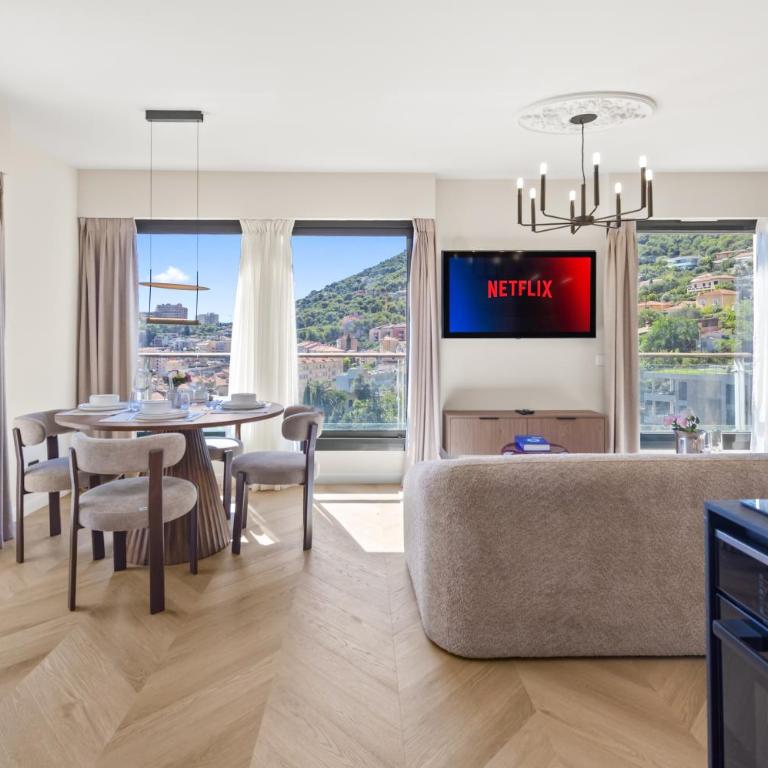 Luxurious 2-bedroom, pool, panoramic views, Monaco - HL - Appartement 1 Chambre - 10
