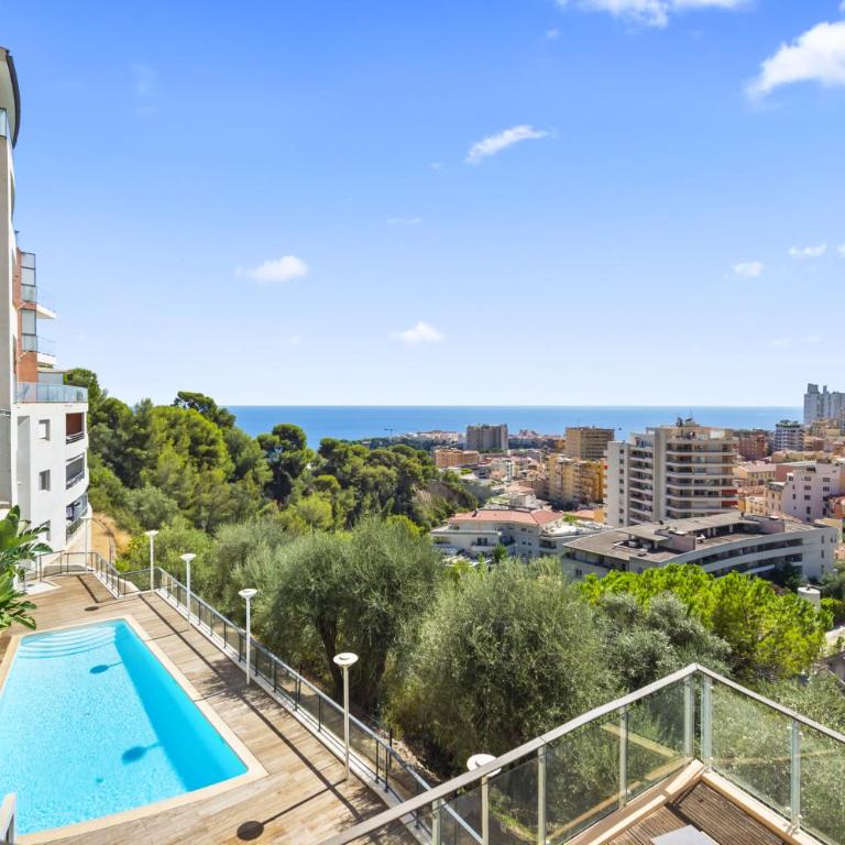 Luxurious 2-bedroom, pool, panoramic views, Monaco - HL - Appartement 1 Chambre - 46