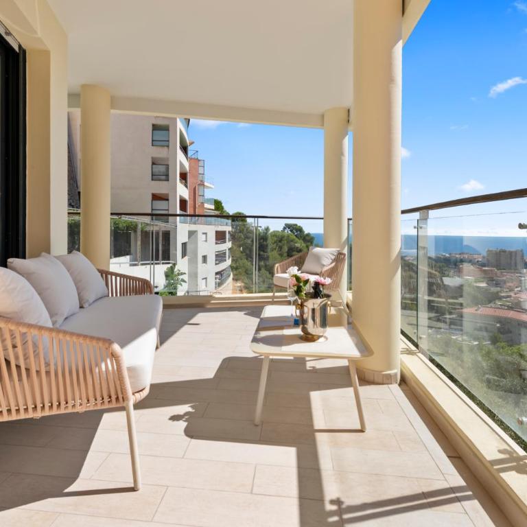 Luxurious 2-bedroom, pool, panoramic views, Monaco - HL - Appartement 1 Chambre - 37