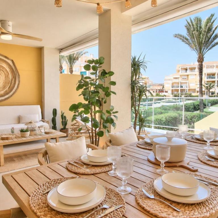 Residencial Marina Azul primera linea by CARLOSFERIEN - Apartment mit 2 Schlafzimmern, Terrasse und Meerblick - 3