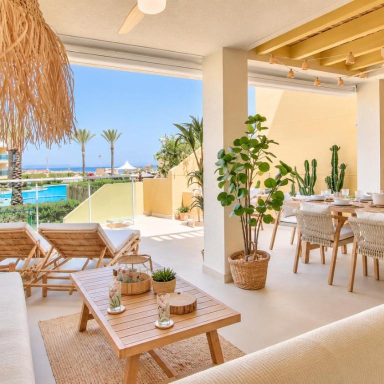 Residencial Marina Azul primera linea by CARLOSFERIEN - Apartment mit 2 Schlafzimmern, Terrasse und Meerblick - 1
