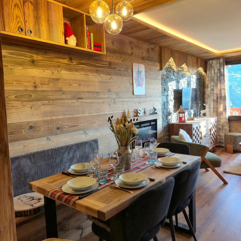 Cozy' Cimes - Rénové à Neuf - Ski-In Ski-Out Belle Plagne 2100m - 1pl Parking - 2 Balcons - Vue imprenable - Appartamento con 2 Camere da Letto e con Vista Montagna - 10