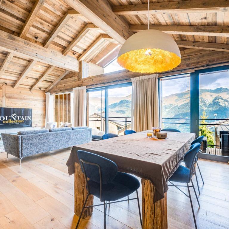 Chalet de prestige, vue montagne - 10 pers. - Chalet 3 Chambres - 12