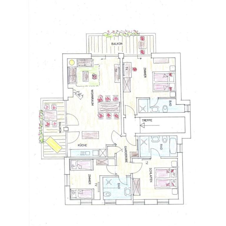 Chalet im Ahornwinkl - Apartment mit 1 Schlafzimmer und Balkon - 9