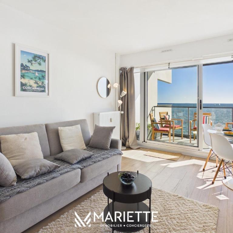 -CORAIL- Studio vue mer, balcon & parking a Concancarneau - Studio - Vue sur Mer - 9