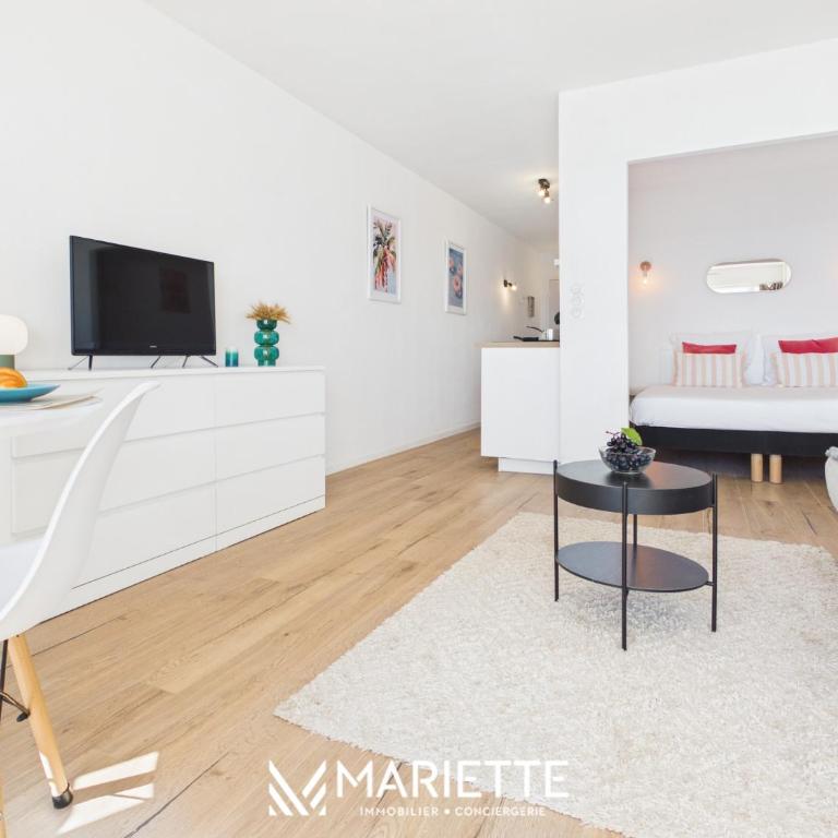 -CORAIL- Studio vue mer, balcon & parking a Concancarneau - Studio - Vue sur Mer - 14