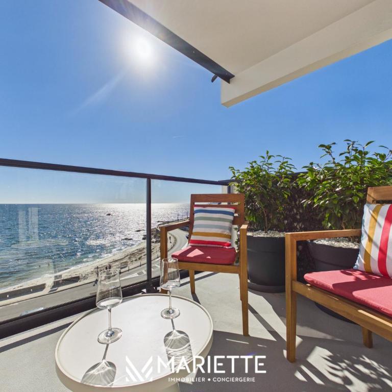 -CORAIL- Studio vue mer, balcon & parking a Concancarneau - Studio - Vue sur Mer - 16