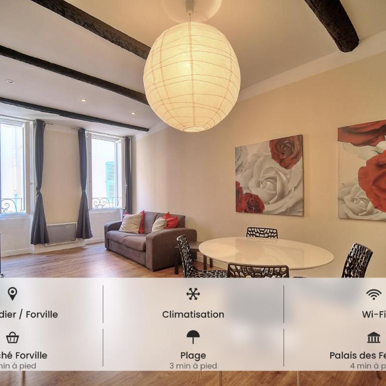 Confortable 2 chambres MEYNADIER-FORVILLE A2B105 - Apartment mit 2 Schlafzimmern - 1