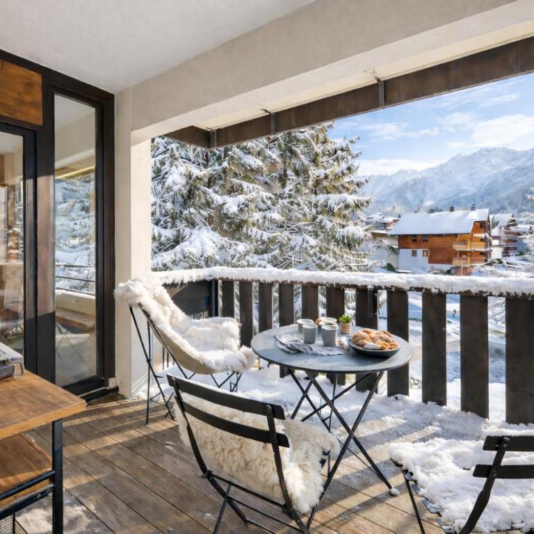Les Balcons des Aravis - Prestigieux appartement au coeur de La Clusaz - Appartement 3 Chambres avec Balcon - 6
