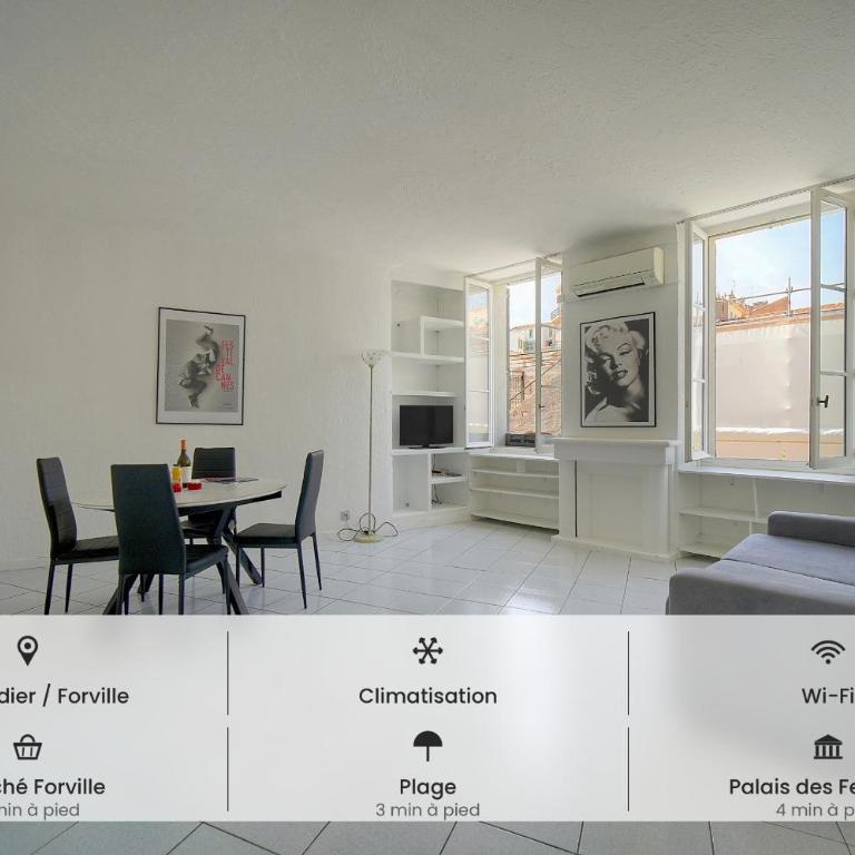 Charmant 2 pièces MEYNADIER-FORVILLE A1B269 - Apartamento de 1 dormitorio - 1
