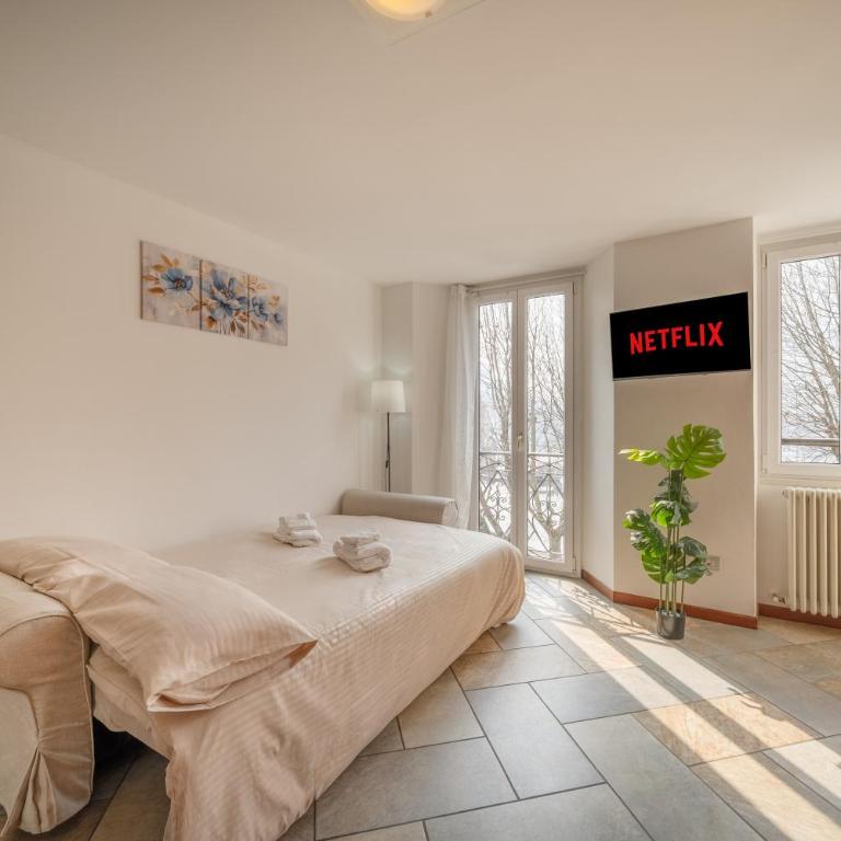Lake Como View - Suite Lakefront - Station 5', Wifi - Appartamento con 2 Camere da Letto e Vista Lago - 12