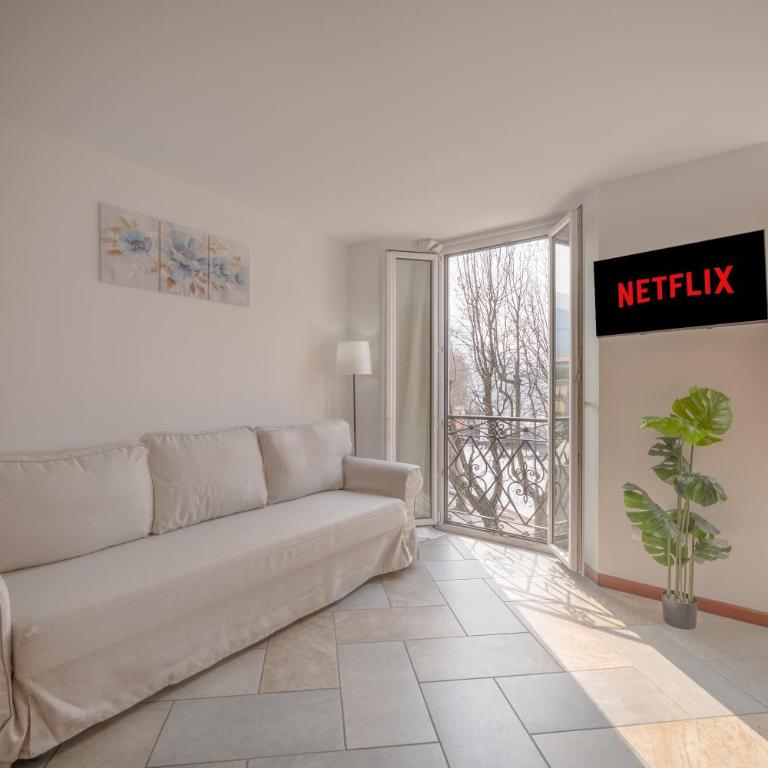 Lake Como View - Suite Lakefront - Station 5', Wifi - Appartamento con 2 Camere da Letto e Vista Lago - 11