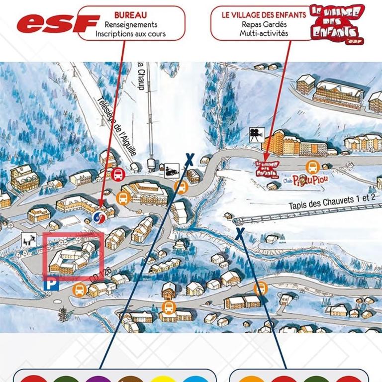 Balcon Sud, appartement au centre de La Foux avec parking privé - Appartamento con 1 Camera da Letto, Balcone e Vista Montagna - 11