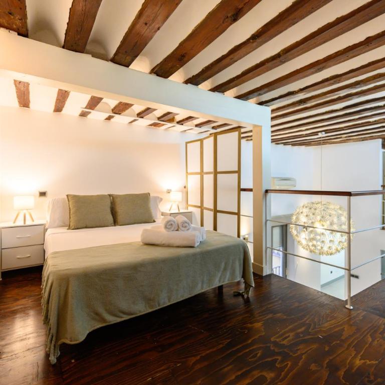 ESA121ID - Amplio Dúplex de 3 dormitorios en el Centro de Madrid - Alquiler temporal - Appartement 3 Chambres - 45
