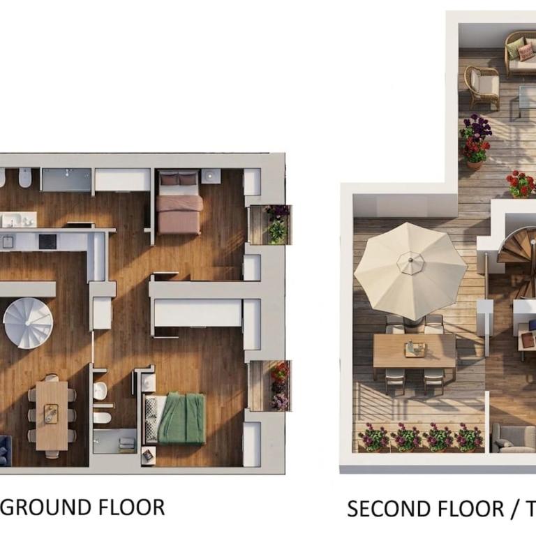 Penthouse - Terrace - 3 min to Metro - Central Station - Apartamento de 2 dormitorios con terraza - 6