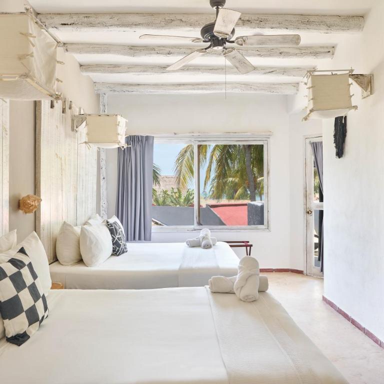 Holbox Dream Beachfront Hotel - Habitación Doble con balcón o terraza - 1