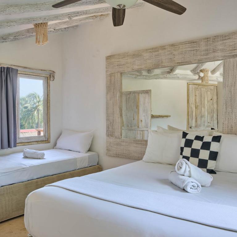 Holbox Dream Beachfront Hotel - Habitación Doble Económica - 2 camas - 5