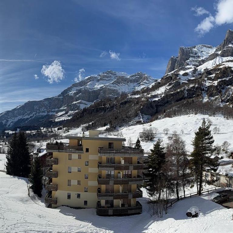 Wohnungen Matterhorn & Aletschhorn im Valere B Leukerbad - Studio mit Bergblick - 4