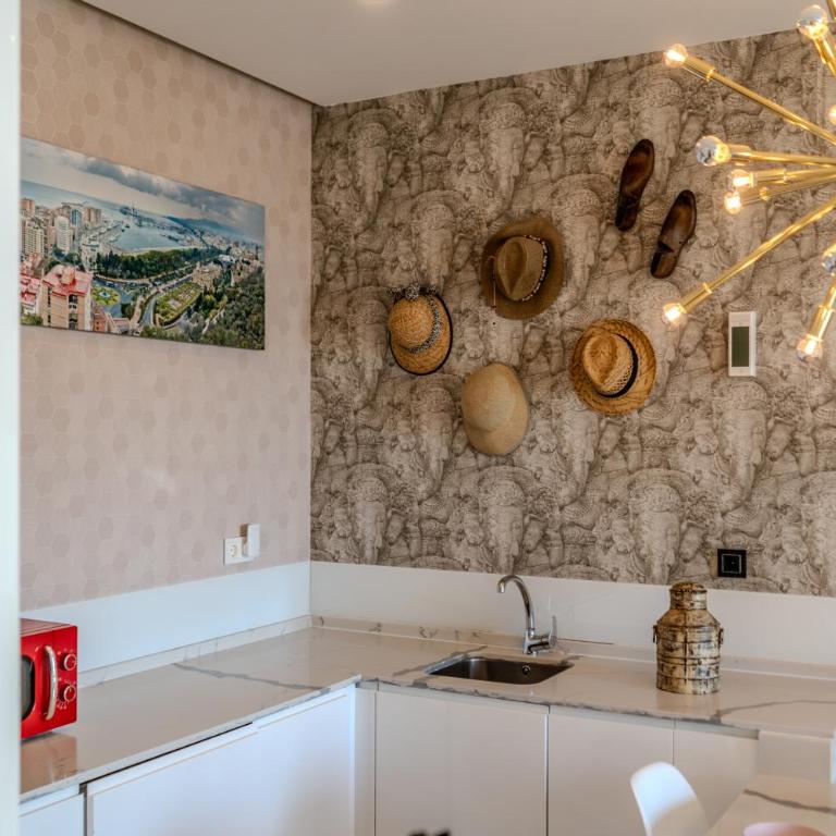 Apartamentos LOLA y MANUELA en primera línea playa Carihuela con excelente Terraza-jardin de 80 m2 frente al Mar con aparcamiento privado Ideal para descansar oyendo las olas del Mar - Appartement 2 Chambres - 62