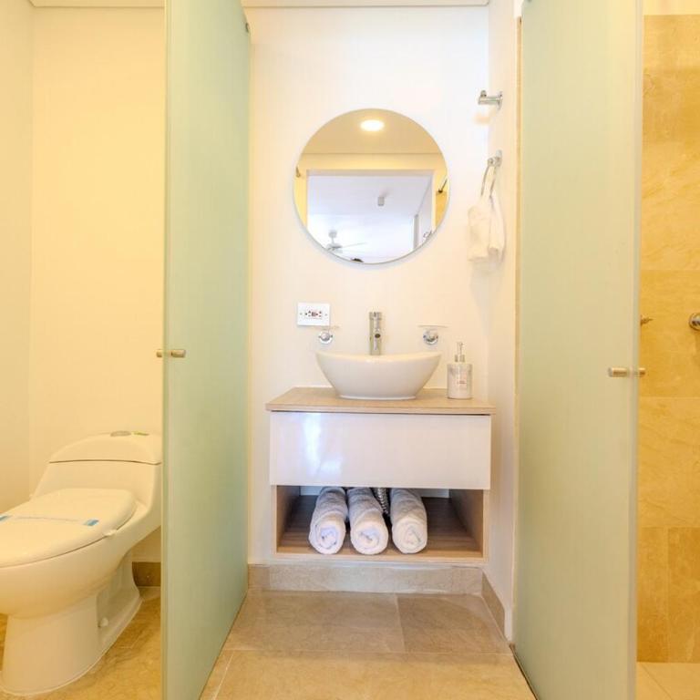 Apartamento Despierta Frente al Mar, con jacuzzi, piscinas y baño turco, cerca al aeropuerto - Two-Bedroom Apartment - 12