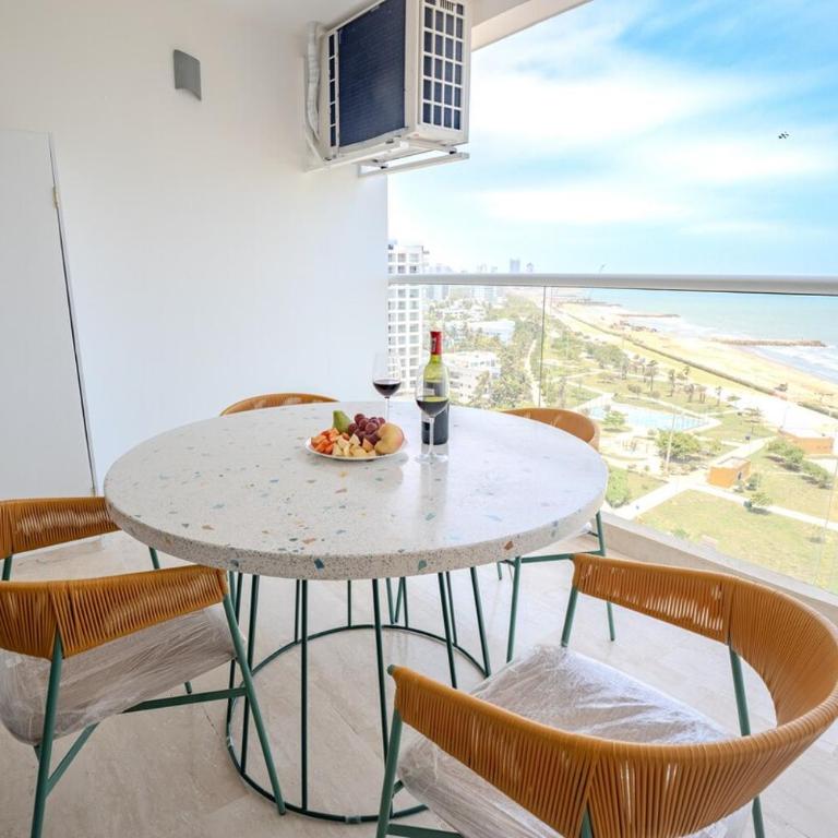 Apartamento Despierta Frente al Mar, con jacuzzi, piscinas y baño turco, cerca al aeropuerto - Two-Bedroom Apartment - 19