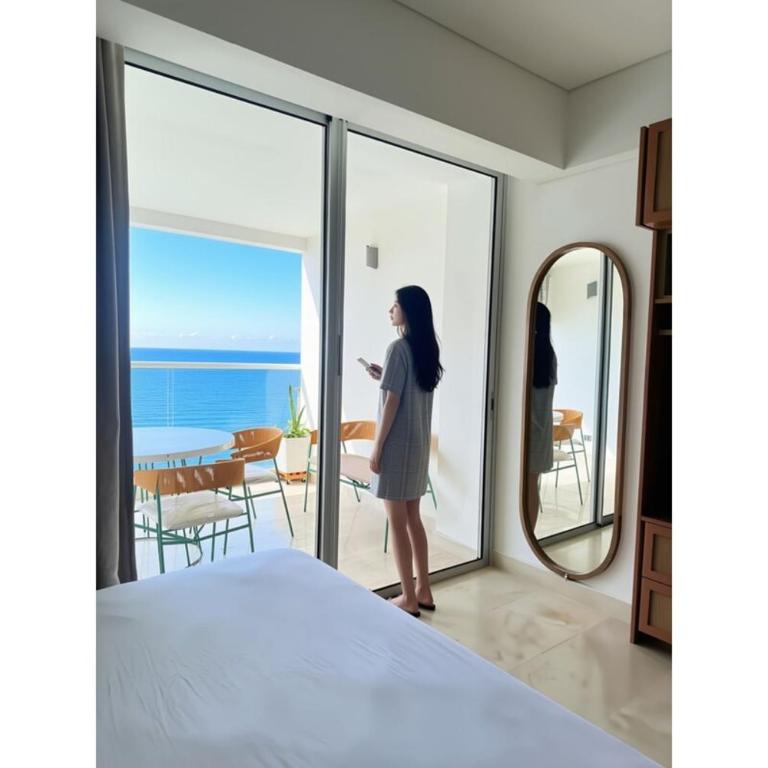 Apartamento Despierta Frente al Mar, con jacuzzi, piscinas y baño turco, cerca al aeropuerto - Two-Bedroom Apartment - 40