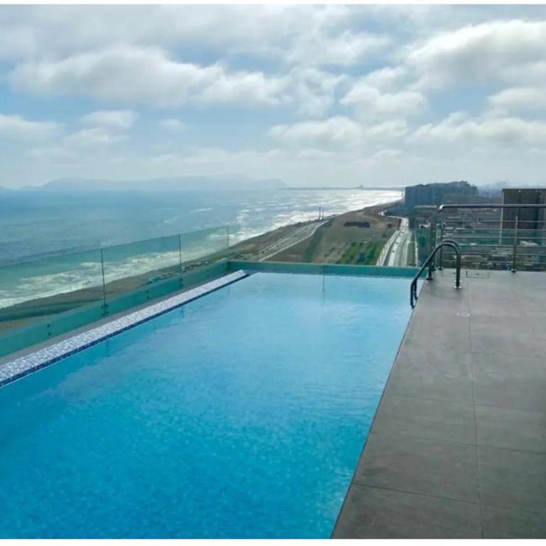 Hermoso Depa frente al mar, piscina Netflix - Apartamento de 2 dormitorios - 1