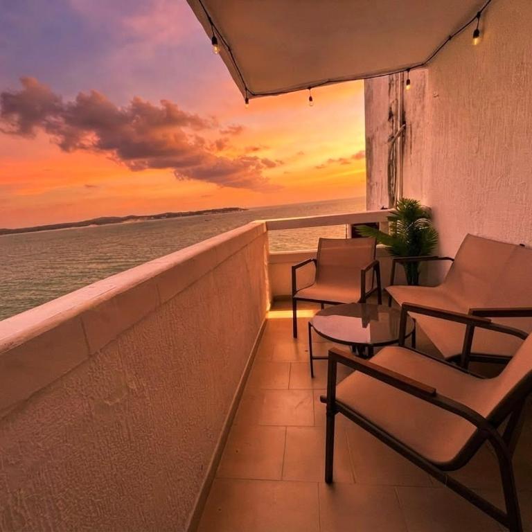 Acogedor apartamento con vista al mar a pasos de la playa - One-Bedroom Apartment - 1