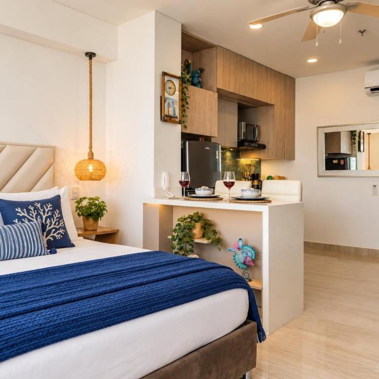 Suite de Playa | Frente al mar | El Velero 715 | Cartagena - Queen Suite - 8