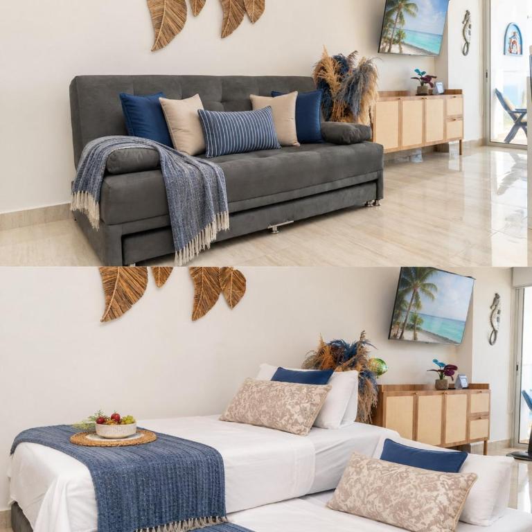 Suite de Playa | Frente al mar | El Velero 715 | Cartagena - Queen Suite - 12
