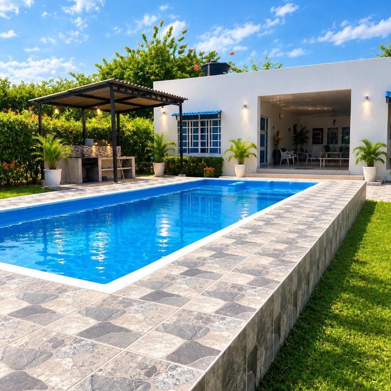 Casa bella de campo Wifi billar piscina bolirana !privado! - Villa with Private Pool - 2