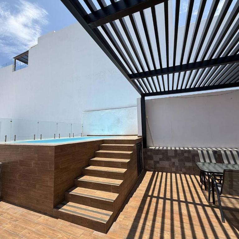 Alberca en Roof con Asador Cerca de la Playa - Apartamento - 5
