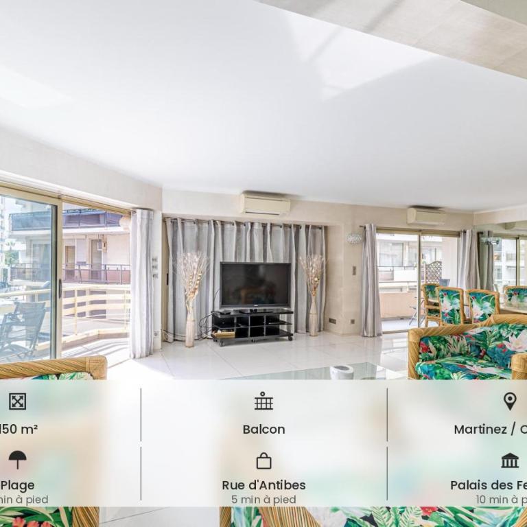 Spacieux 3 chambres BALCON, MARTINEZ -CARLTON A3B130 - Apartamento con balcón - 1