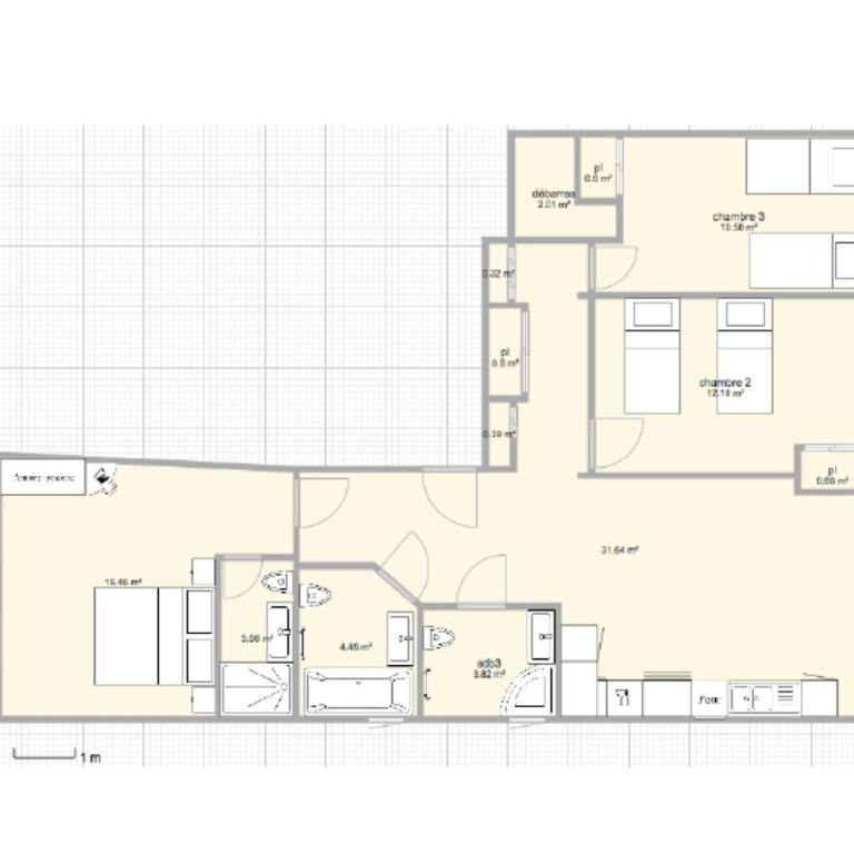 Joli 3 chambres MEYNADIER-FORVILLE A3B075 - Apartment mit 3 Schlafzimmern - 7