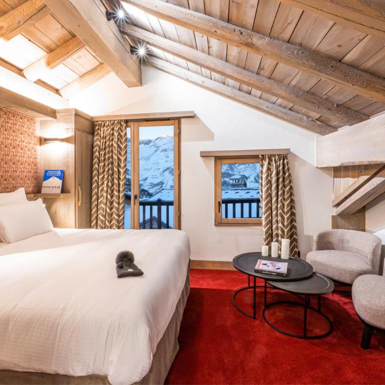 Hôtel L'Aigle du Montana by Les Etincelles - Habitación Doble Deluxe con balcón - 5