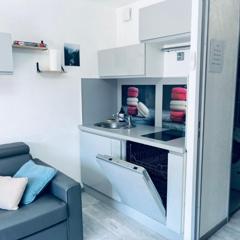 Balcon Sud, appartement au centre de La Foux avec parking privé - Appartamento con 1 Camera da Letto, Balcone e Vista Montagna - 17