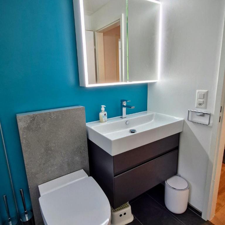 Wohnungen Matterhorn & Aletschhorn im Valere B Leukerbad - Apartment mit 2 Schlafzimmern mit Balkon und Terrasse - 14