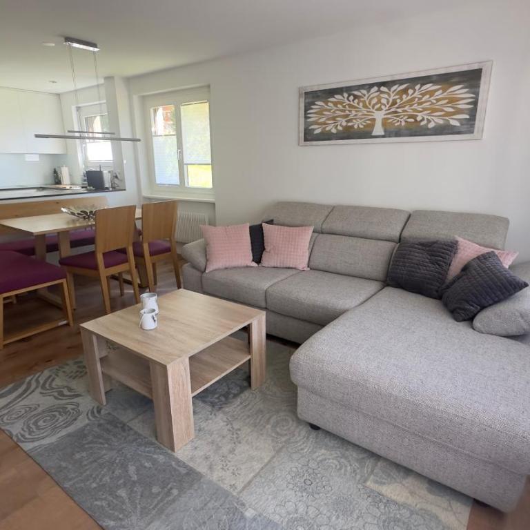 Wohnungen Matterhorn & Aletschhorn im Valere B Leukerbad - Apartment mit 2 Schlafzimmern mit Balkon und Terrasse - 10